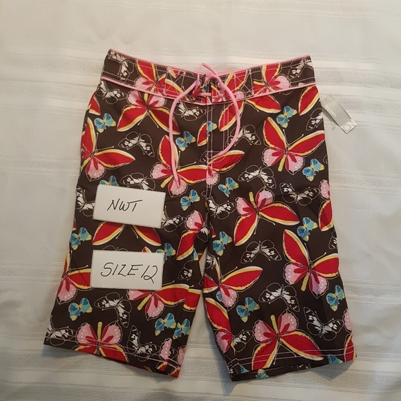 Gap girls size 12 walking shorts butterflies - Picture 1 of 5